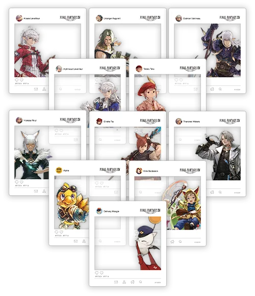 FINAL FANTASY XIV 2D隨機透卡